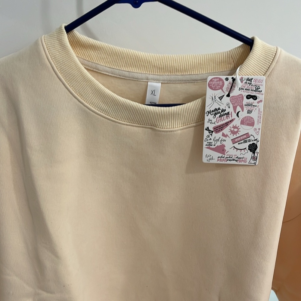Cream Sweatshirt - Picture 2 of 3